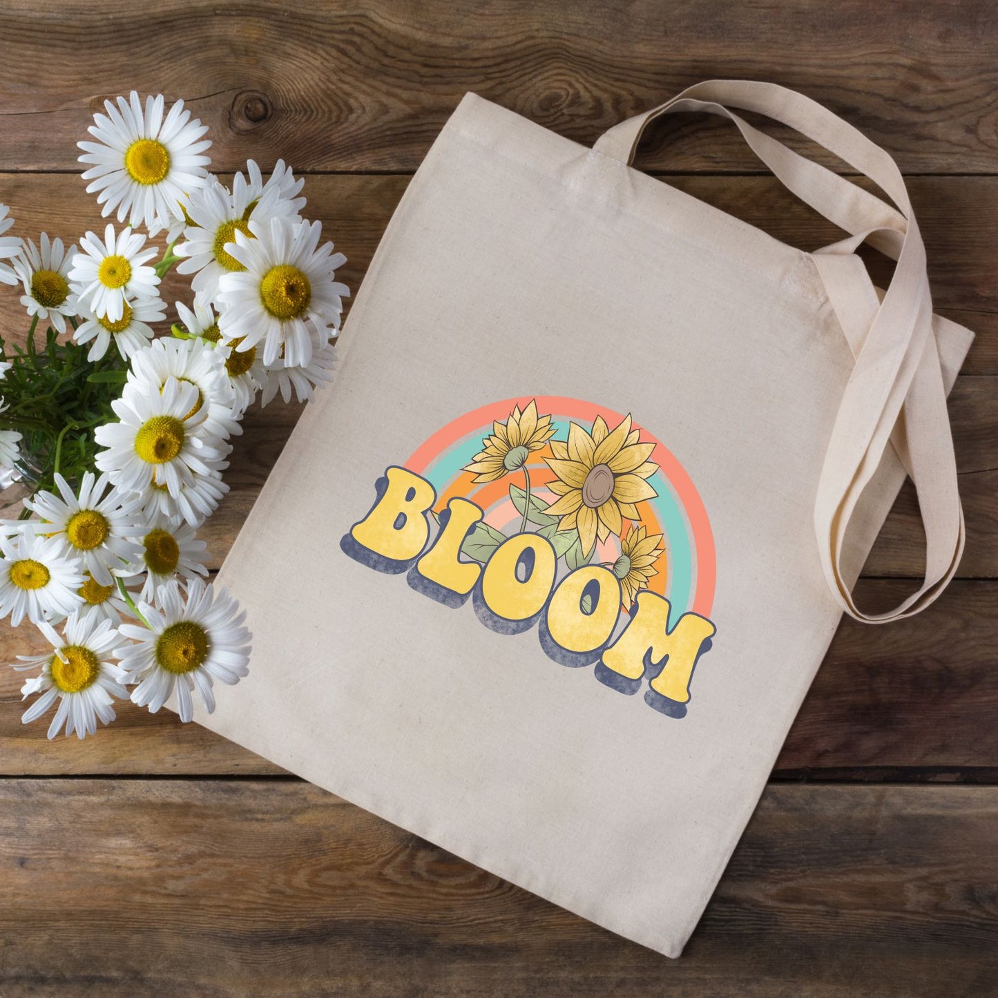 Shopping bag aesthetic 100% cotone naturale | Mod. Bloom