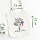 Shopping bag aesthetic 100% cotone naturale | Mod. Flower 4