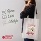 Shopping bag aesthetic 100% cotone naturale | Mod. Lucky