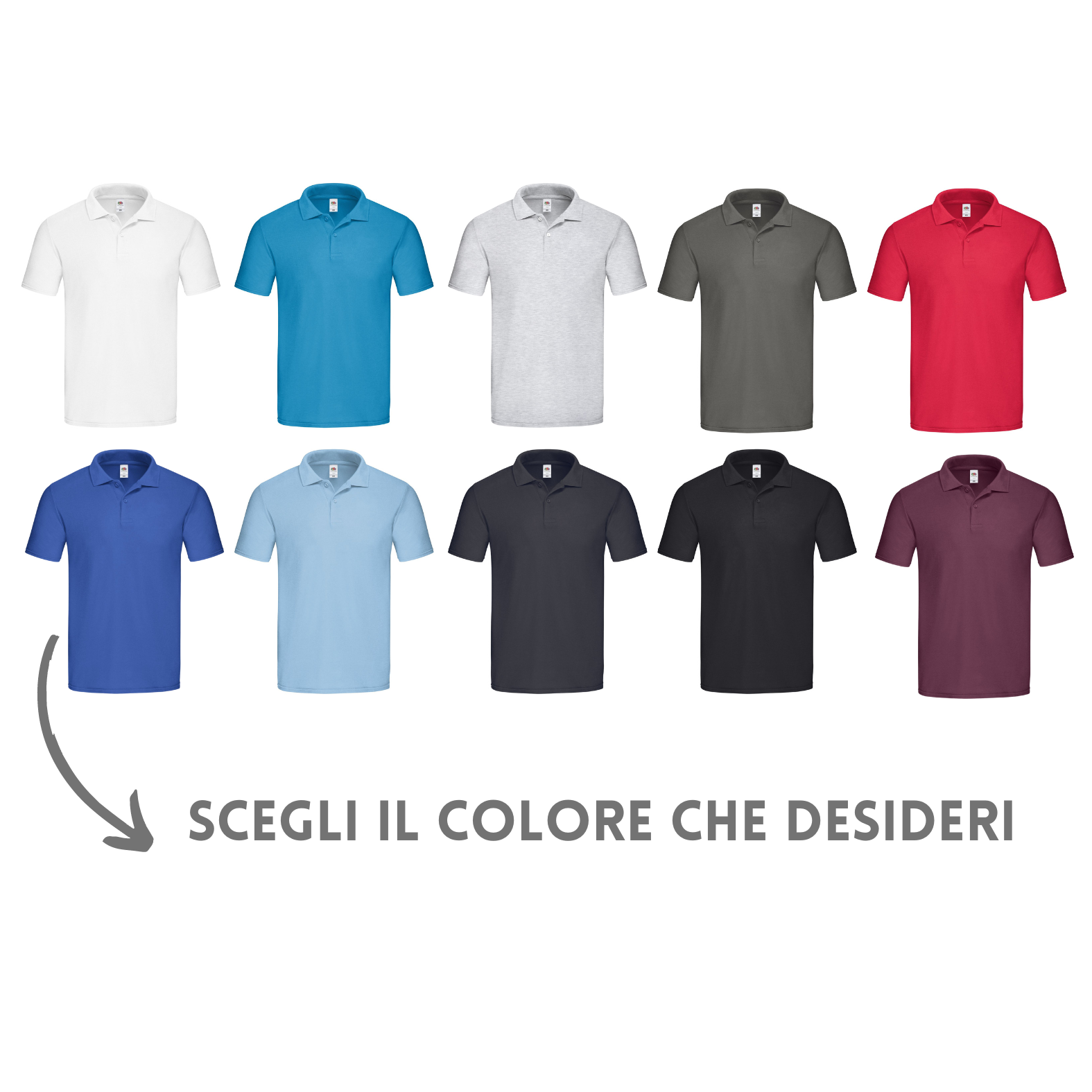 Polo 2025 bicolore personalizzate