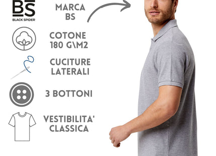 Polo personalizzate marchio BS | Cod. BS201