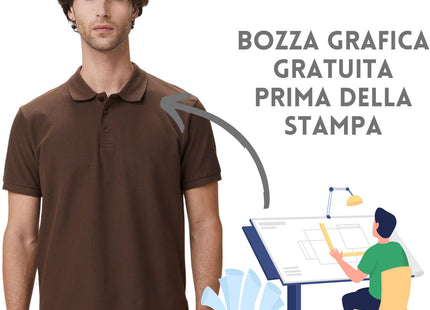 Polo personalizzate marchio BS | Cod. BS201