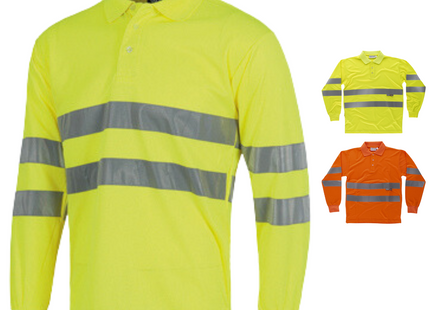 Polo da lavoro ad alta visibilità personalizzata