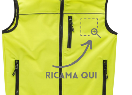Gilet alta visibilità personalizzato