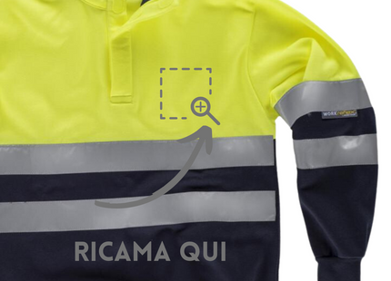Felpa da lavoro ad alta visibilità personalizzata
