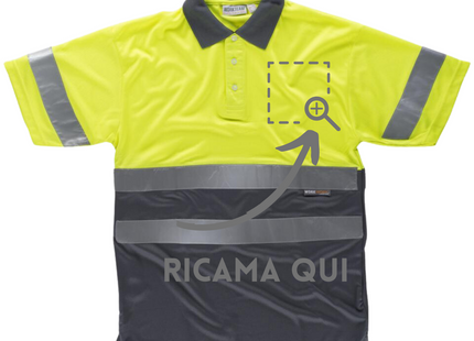 Polo personalizzate da lavoro con ricamo