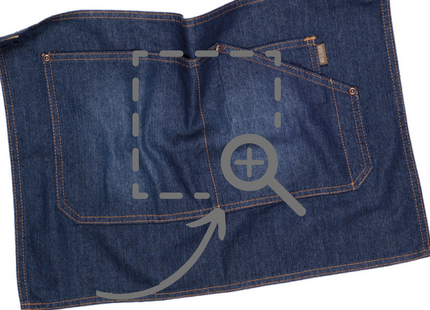 Grembiule jeans personalizzato