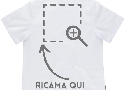 Casacca cuoco con ricamo