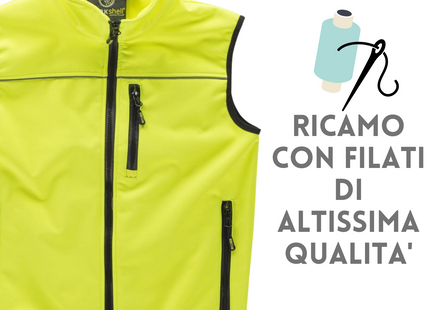 Gilet alta visibilità personalizzato