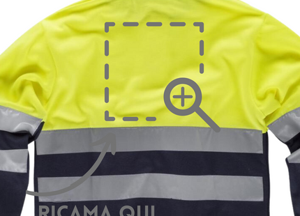 Felpa da lavoro ad alta visibilità personalizzata