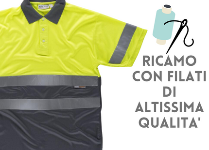 Polo personalizzate da lavoro con ricamo