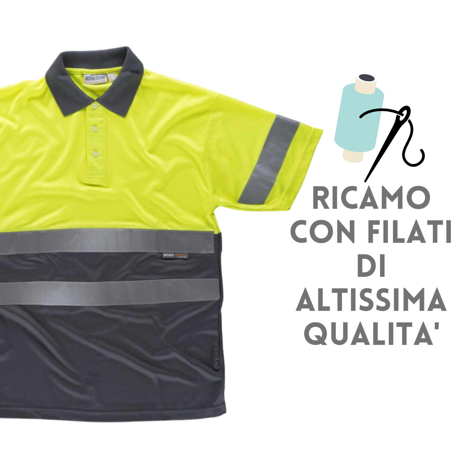 Polo personalizzate da lavoro con ricamo