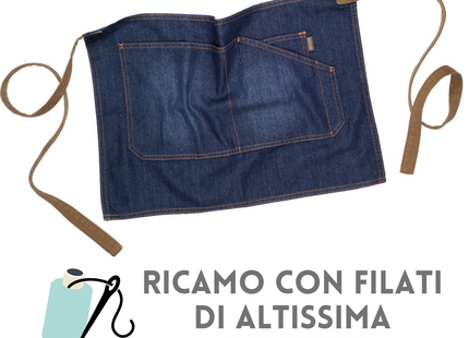 Grembiule jeans personalizzato