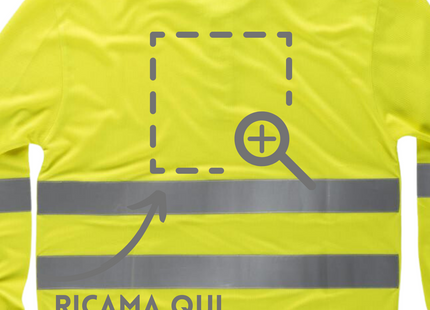 Polo da lavoro ad alta visibilità personalizzata