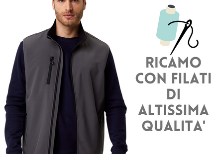 Gilet smanicato da lavoro personalizzato