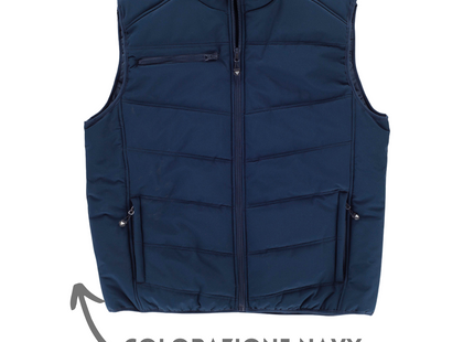 Gilet smanicato da lavoro personalizzato con ricamo