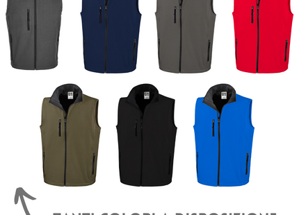 Gilet smanicato da lavoro personalizzato