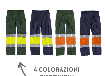 Pantaloni personalizzati alta visibilità