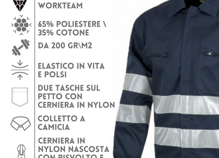 Giubbino da lavoro ad alta visibilità personalizzato