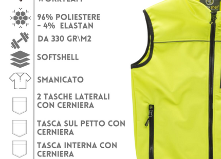 Gilet alta visibilità personalizzato