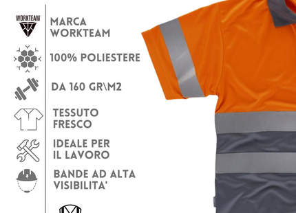 Polo personalizzate da lavoro con ricamo