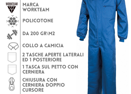 Tuta da lavoro personalizzata