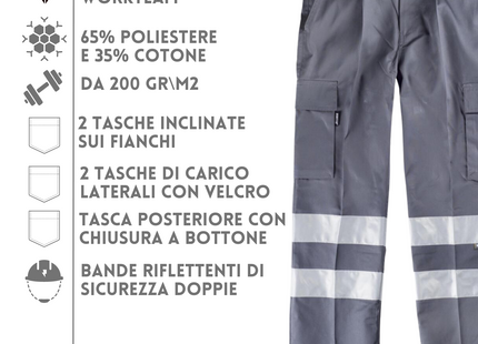 Pantaloni personalizzati alta visibilità