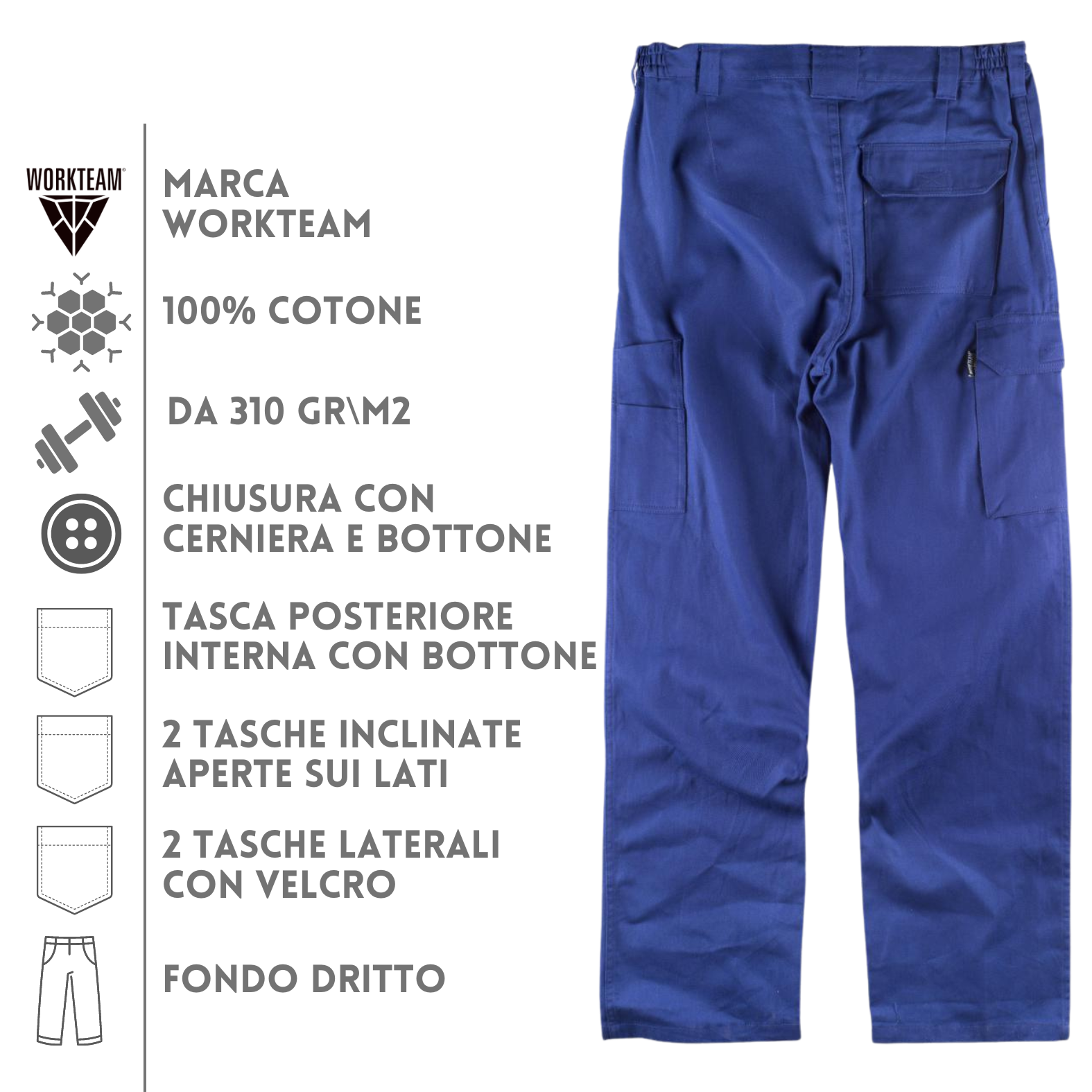 Pantaloni da lavoro personalizzati