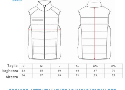 Gilet smanicato da lavoro personalizzato con ricamo