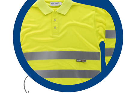 Polo da lavoro ad alta visibilità personalizzata
