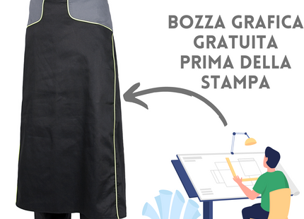 Grembiule personalizzato antimacchia | Cod. M240