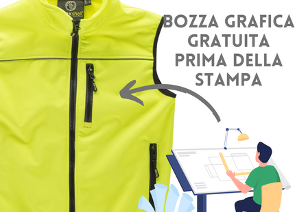 Gilet alta visibilità personalizzato