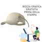 Cappellini in cotone naturale personalizzati | Cod. PM191