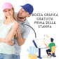 Cappellini personalizzati classici | Cod. PM105