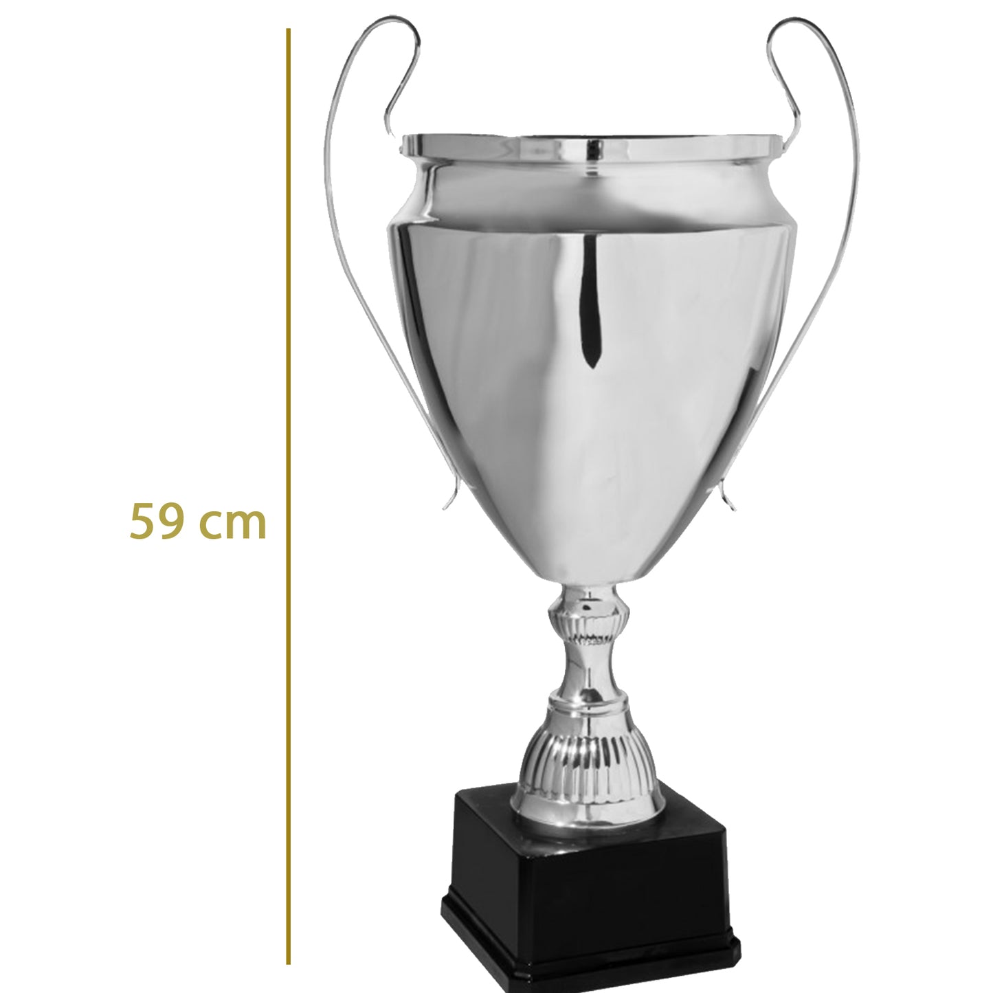 coppa trofeo personalizzata da 59 cm con targhetta