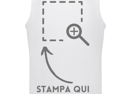 Canotta personalizzata modello da uomo