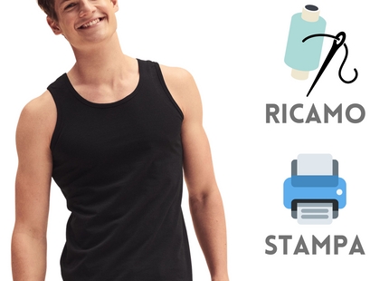 Canotta personalizzata modello da uomo