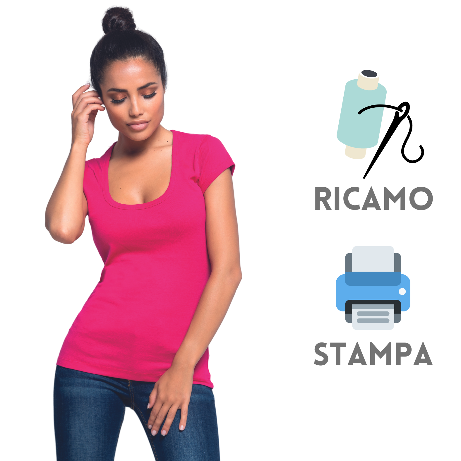 Magliette personalizzate donna sales