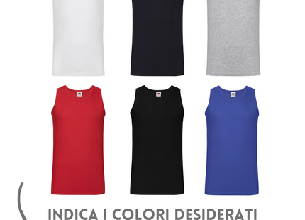 Canotta personalizzata modello da uomo