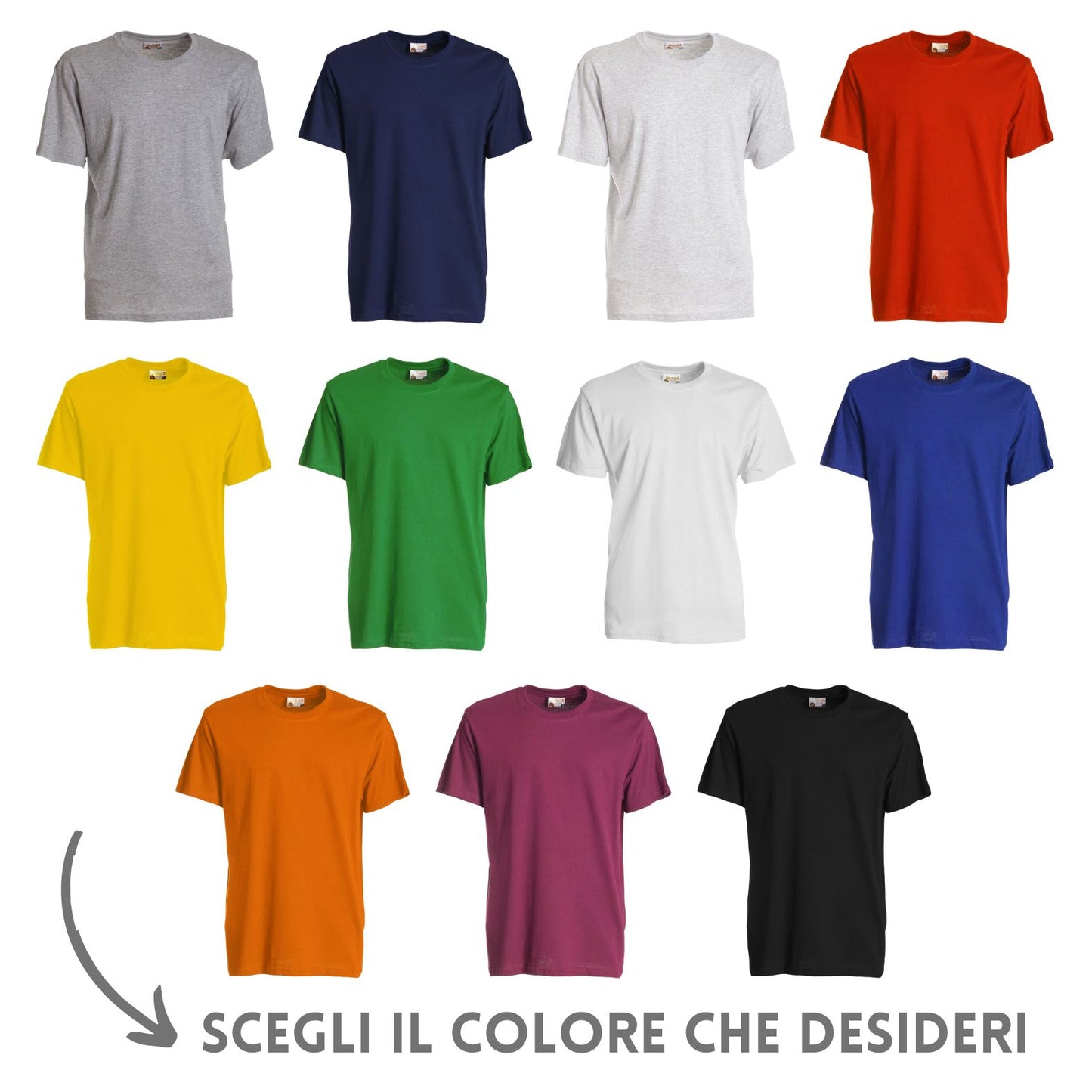 Magliette personalizzate modello basic | Cod. Eco