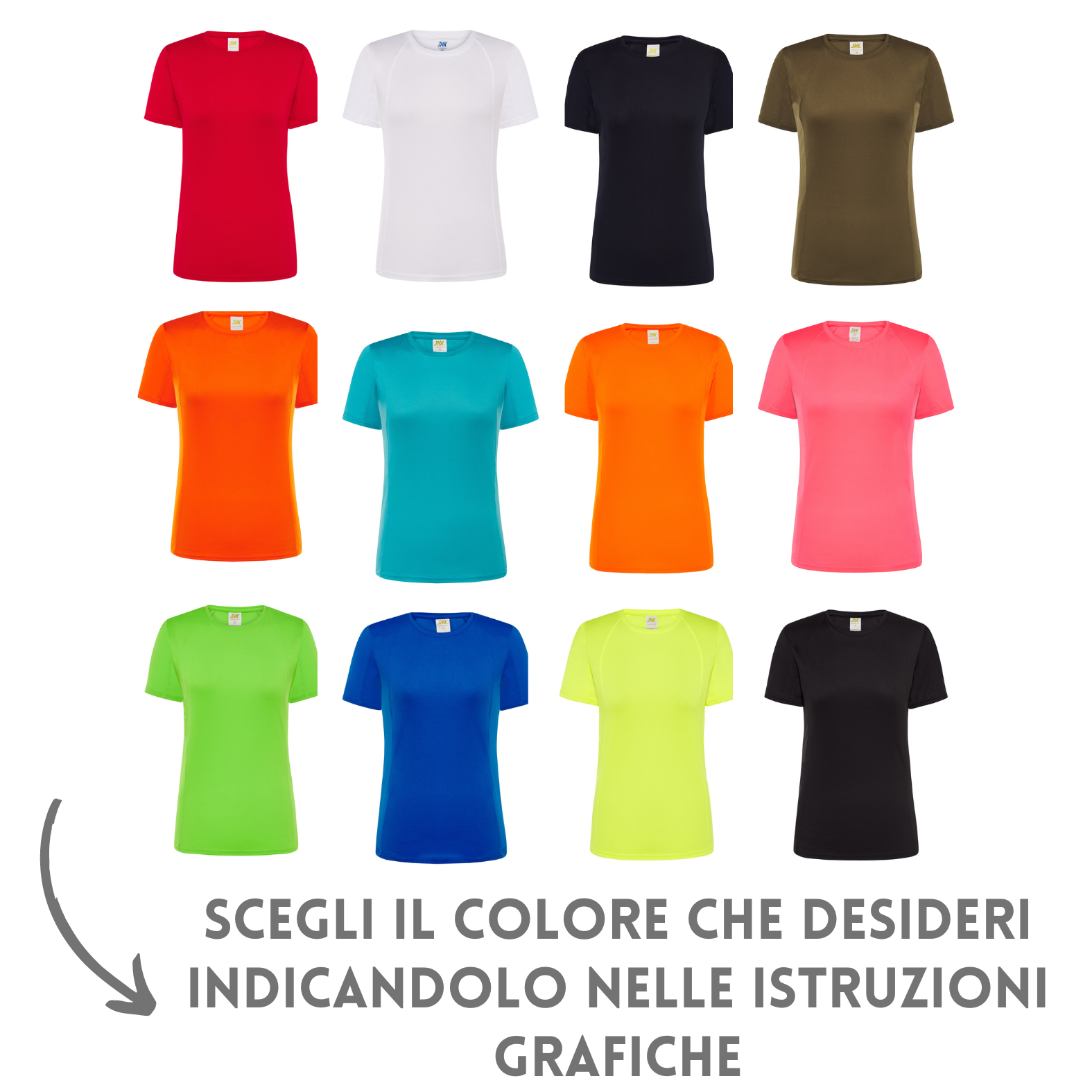 Magliette personalizzate sportive da donna