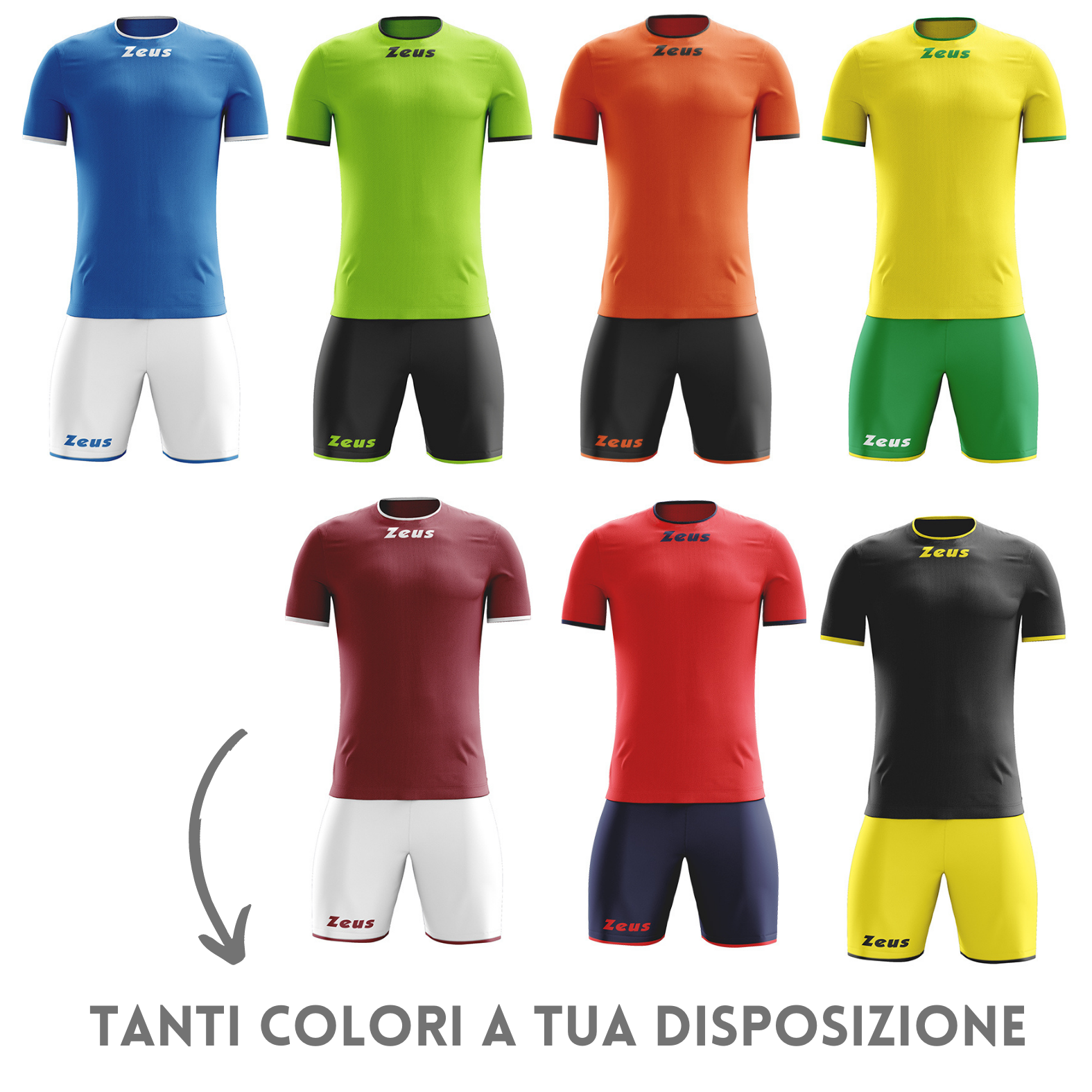 Divise calcio personalizzate Zeus Sport