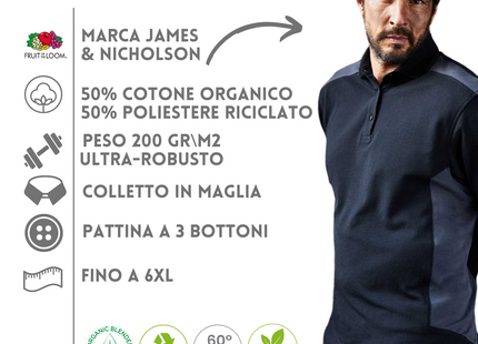 Polo personalizzate da lavoro ad alta resistenza