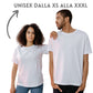 Magliette bianche personalizzate modello Nakota | Cod. NK100