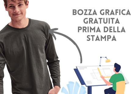 Magliette personalizzate manica lunga