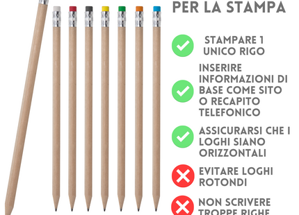 Matite personalizzate