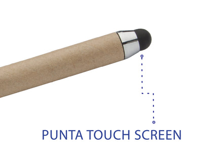 Penna ecologica con cartone riciclato e touch | Cod. AP805892