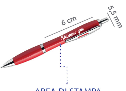 penne personalizzate pubblicitarie con logo aziendale gadget pubblicitari personalizzabili promozionali da personalizzare stampa da regalo economiche aziendali a sfera scatto