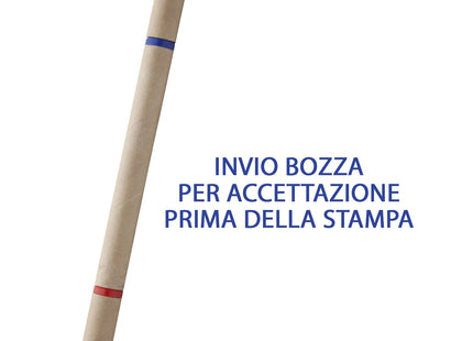 Penna personalizzabile modello ecologico due colori