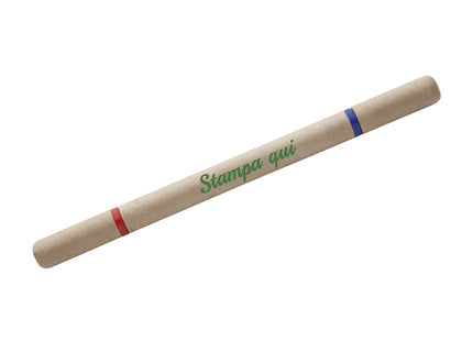 Penna personalizzabile modello ecologico due colori